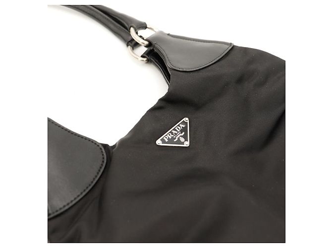 Prada Tessuto Schultertasche Schwarz - Ansicht 6