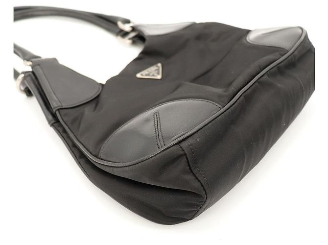 Prada Tessuto Schultertasche Schwarz - Ansicht 7