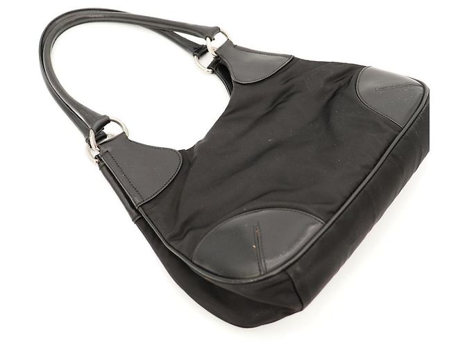 Prada Tessuto Schultertasche Schwarz - Ansicht 8