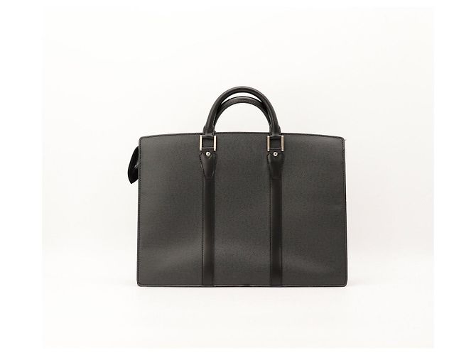 Louis Vuitton Valigetta in pelle Taiga Nero - vista 3