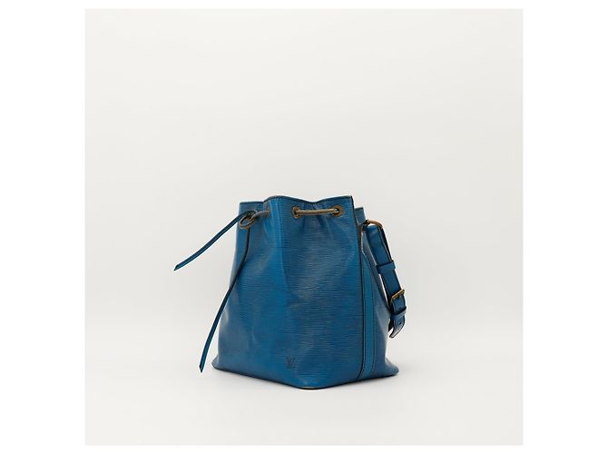 Louis Vuitton Borsa a Secchiello Noe in Pelle Epi Blu - vista 2