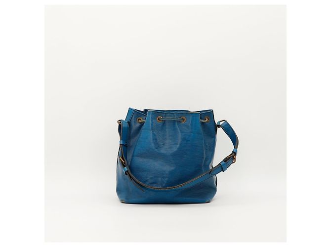 Louis Vuitton Borsa a Secchiello Noe in Pelle Epi Blu - vista 3