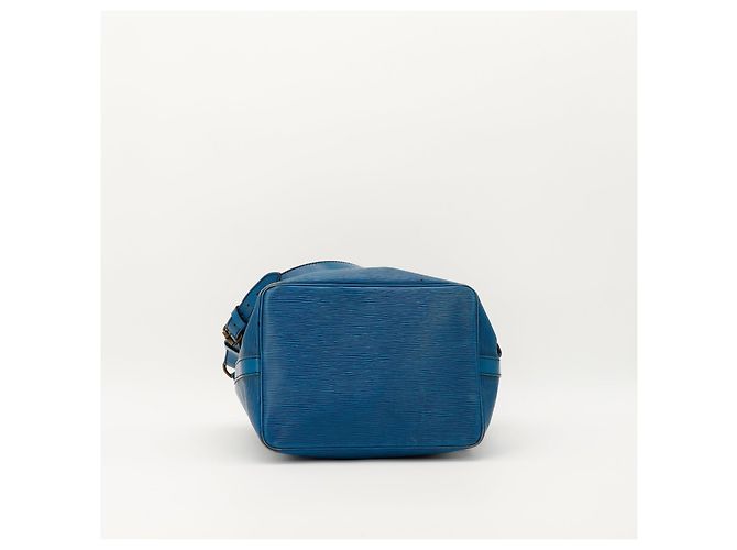 Louis Vuitton Borsa a Secchiello Noe in Pelle Epi Blu - vista 5