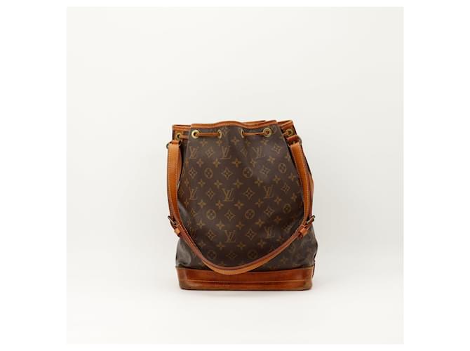 Louis Vuitton Monogram Noé Borsa a Secchiello Marrone Monogramma - vista 3