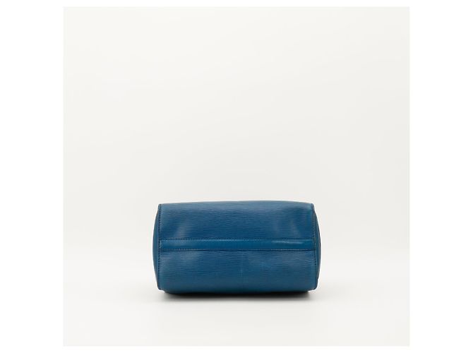 Louis Vuitton Speedy 25 Pelle Epi Blu - vista 6