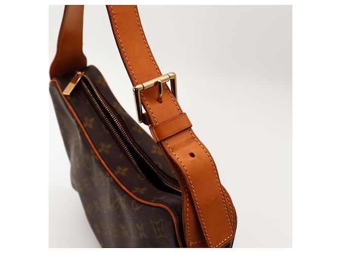 Louis Vuitton Pochette in tela Monogram Marrone Monogramma - vista 7