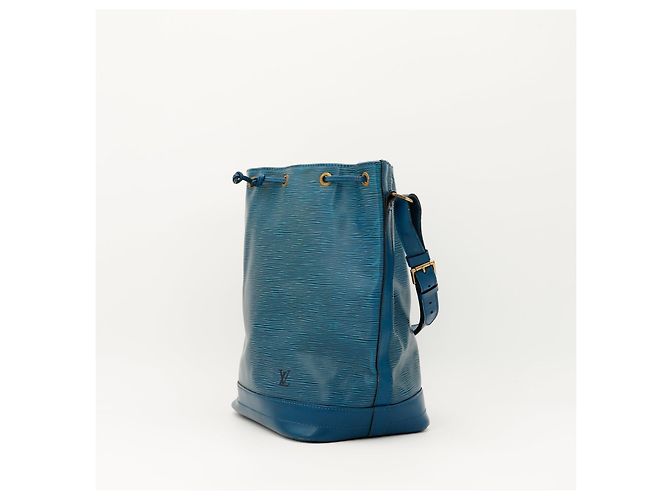 Louis Vuitton Borsa a Secchiello Noé in Pelle Epi Blu - vista 2