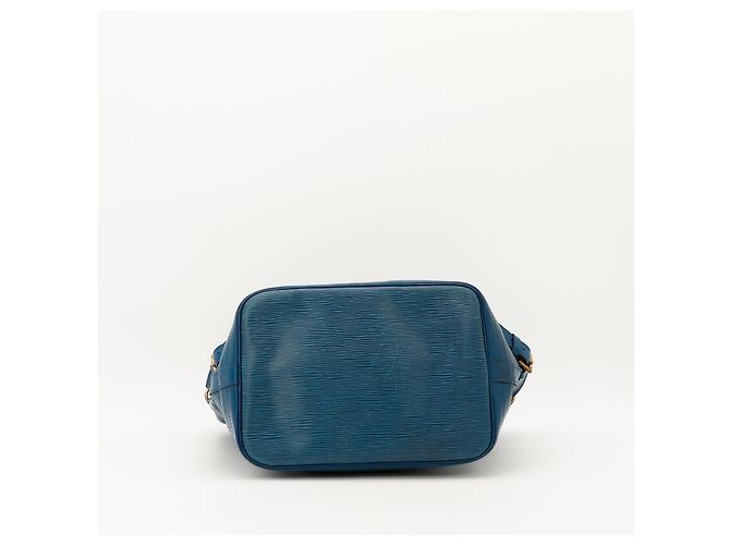 Louis Vuitton Borsa a Secchiello Noé in Pelle Epi Blu - vista 5
