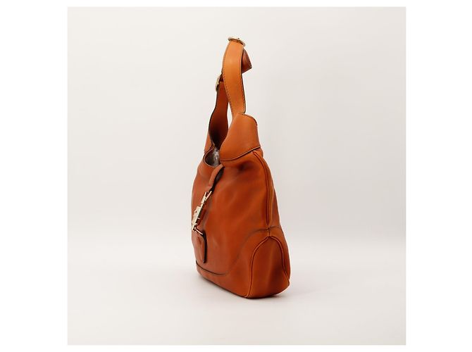 Gucci Jackie 1961 Borsa Hobo Pelle Marrone - vista 2