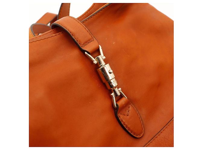 Gucci Jackie 1961 Borsa Hobo Pelle Marrone - vista 6