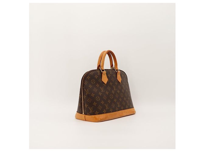 Louis Vuitton Borsa Alma PM Monogram Marrone Monogramma - vista 4