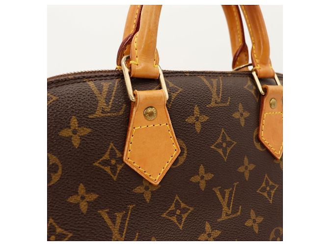 Louis Vuitton Borsa Alma PM Monogram Marrone Monogramma - vista 7