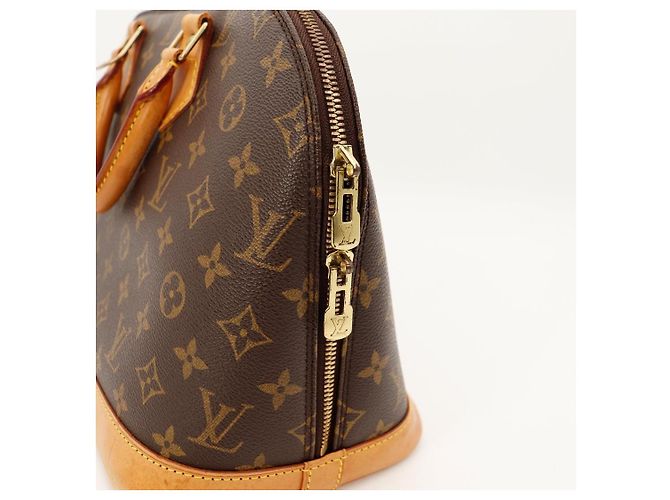 Louis Vuitton Borsa Alma PM Monogram Marrone Monogramma - vista 8
