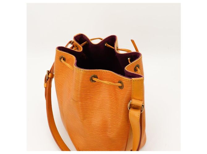 Louis Vuitton Borsa a Secchiello Noe GM in Pelle Epi Arancione - vista 6