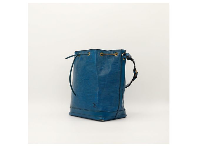 Louis Vuitton Borsa a Secchiello Noé in Pelle Epi Blu - vista 2