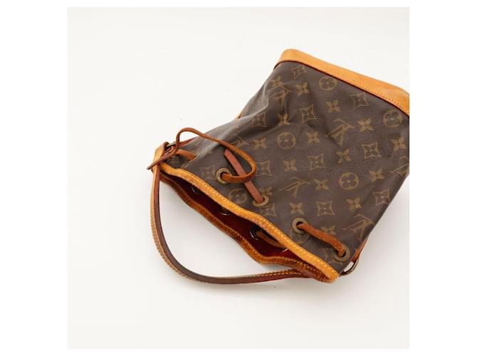 Louis Vuitton Monogram Noé Borsa a Secchiello Marrone Monogramma - vista 9