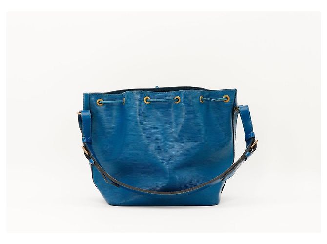 Louis Vuitton Borsa a Secchiello Epi Noe GM Blu - vista 3