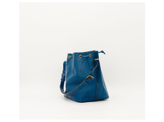 Louis Vuitton Borsa a Secchiello Epi Noe GM Blu - vista 4