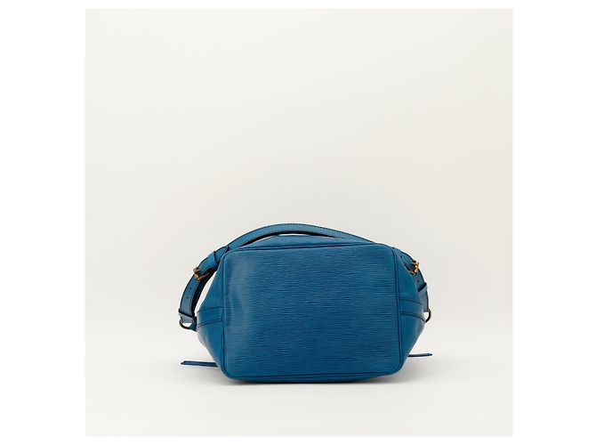 Louis Vuitton Borsa Noe in pelle Epi blu - vista 5