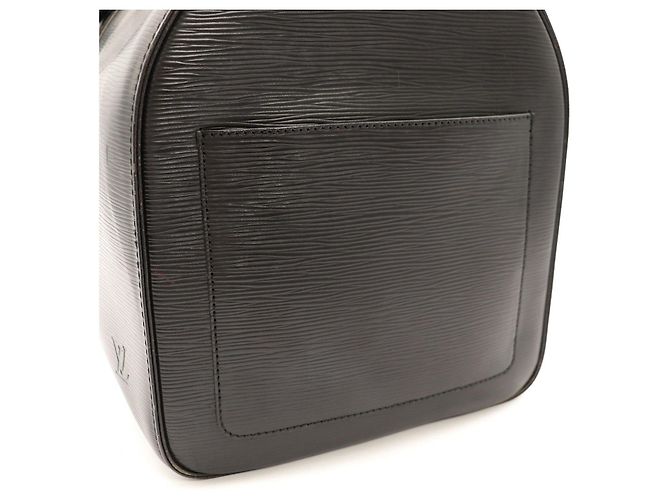 Borsa da viaggio Louis Vuitton Keepall 55 pelle Epi Nero - vista 12