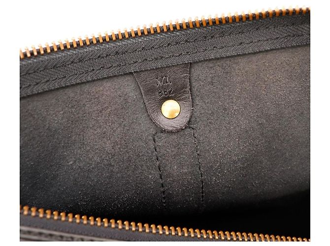 Borsa da viaggio Louis Vuitton Keepall 55 pelle Epi Nero - vista 13