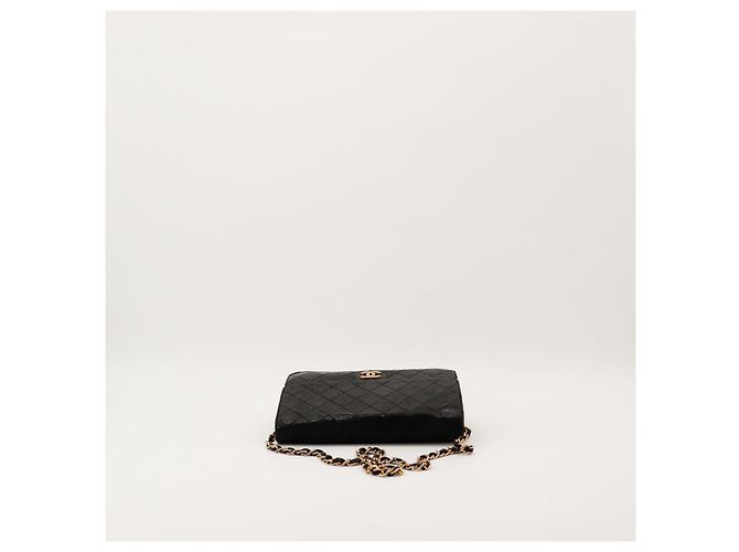 Borsa Chanel Classic Flap in pelle nera Nero - vista 5