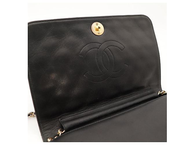 Borsa Chanel Classic Flap in pelle nera Nero - vista 11