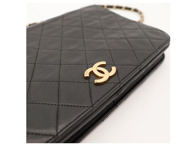 Borsa Chanel Classic Flap in pelle nera Nero - vista 9