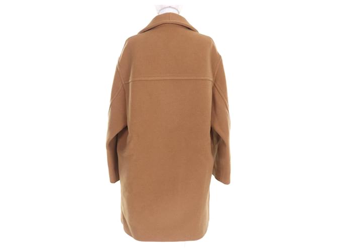 Abrigo de lana Acne Studios Castaño - vista 3
