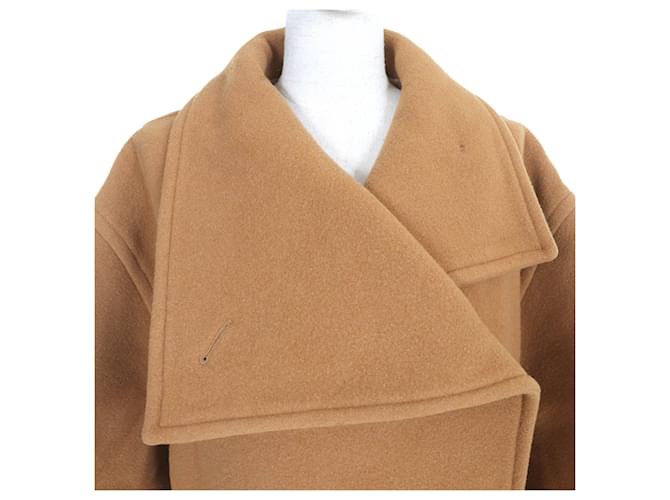 Abrigo de lana Acne Studios Castaño - vista 4