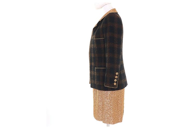 Timeless Conjunto 2way de lana CHANEL BOUTIQUE Castaño Dorado - vista 2