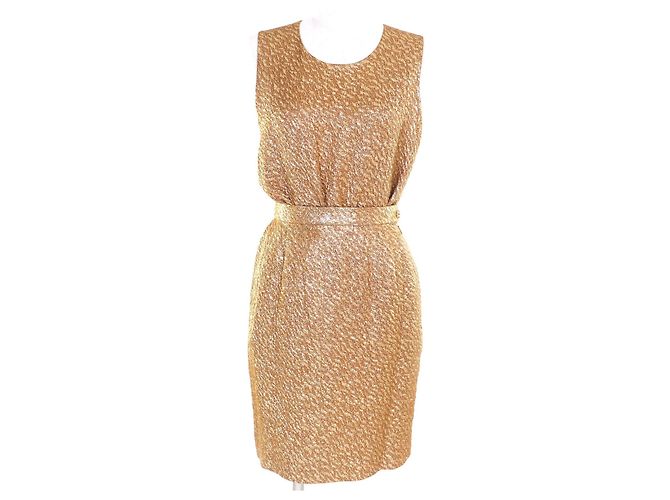 Timeless Conjunto 2way de lana CHANEL BOUTIQUE Castaño Dorado - vista 8