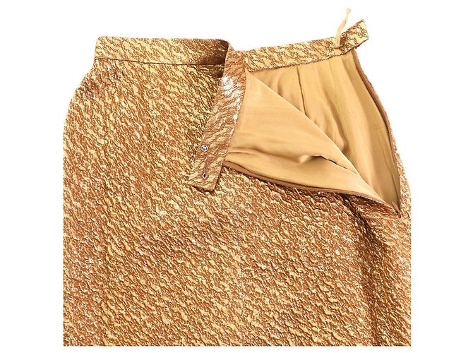 Timeless Conjunto 2way de lana CHANEL BOUTIQUE Castaño Dorado - vista 9