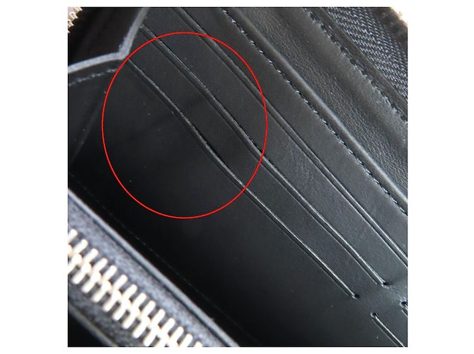 Portafoglio Louis Vuitton Zippy Mahina Nero - vista 11