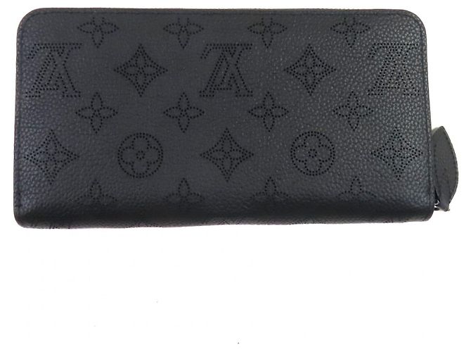 Portafoglio Louis Vuitton Zippy Mahina Nero - vista 3