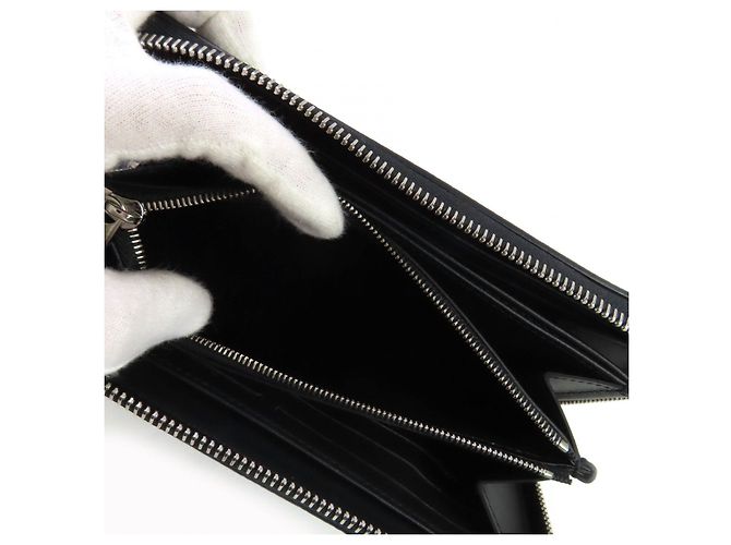 Portafoglio Louis Vuitton Zippy Mahina Nero - vista 6