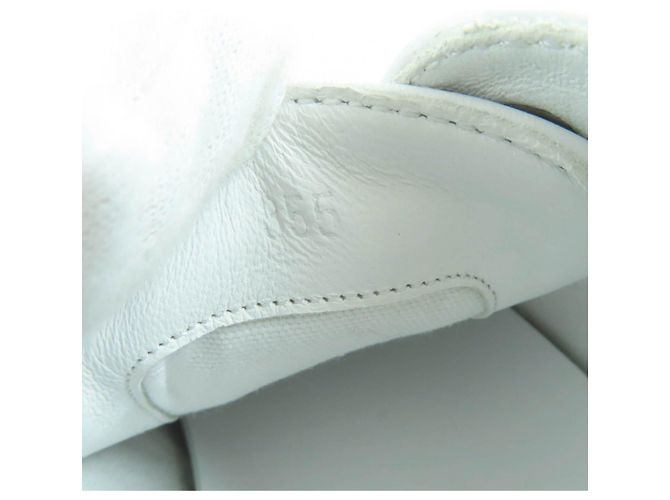 Hermès Hermes Ledersneaker Braun Weiß - Ansicht 11