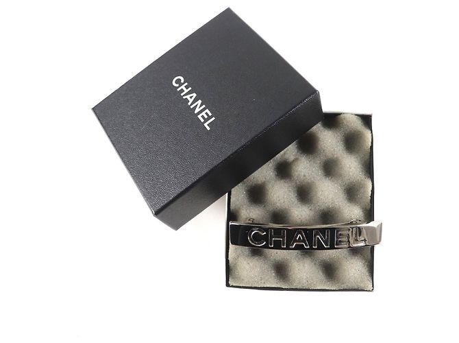 Timeless Chanel Logo Barrette Silber - Ansicht 2