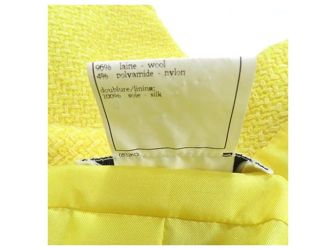 Timeless Conjunto 2way de lana Chanel Amarillo - vista 14