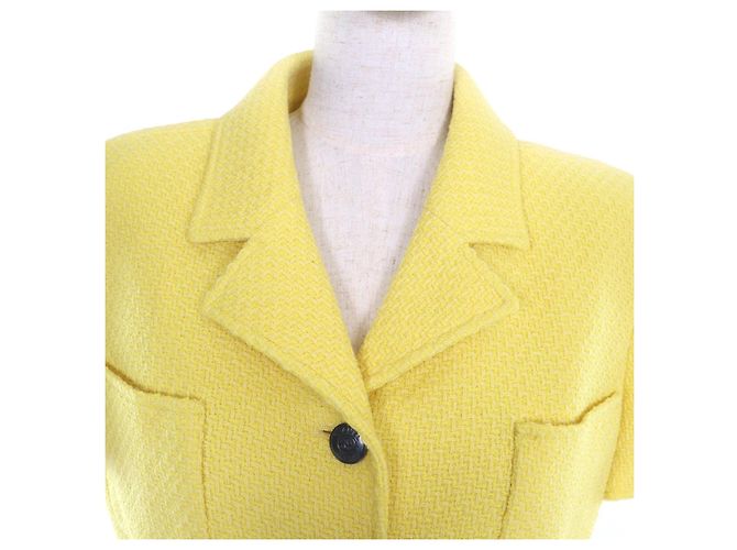 Timeless Conjunto 2way de lana Chanel Amarillo - vista 4