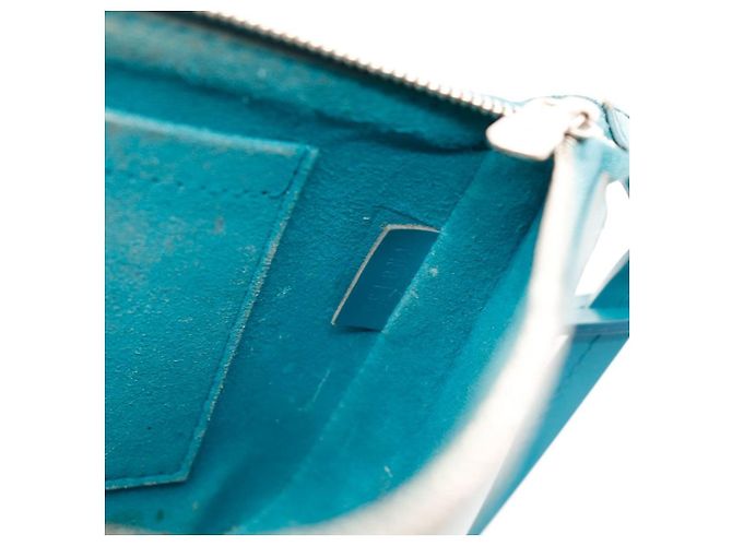 Louis Vuitton Pochette Accessoires pelle Epi Turchese - vista 10