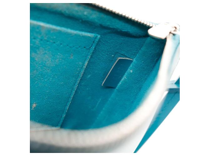 Louis Vuitton Pochette Accessoires pelle Epi Turchese - vista 11