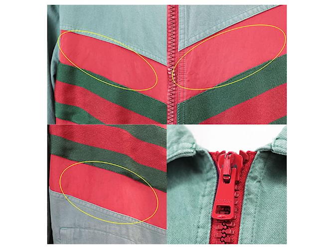 Chaqueta de algodón Gucci Verde - vista 3