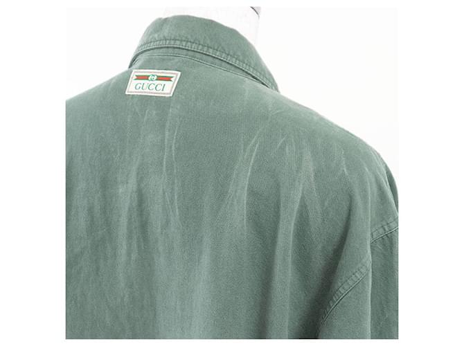 Chaqueta de algodón Gucci Verde - vista 5