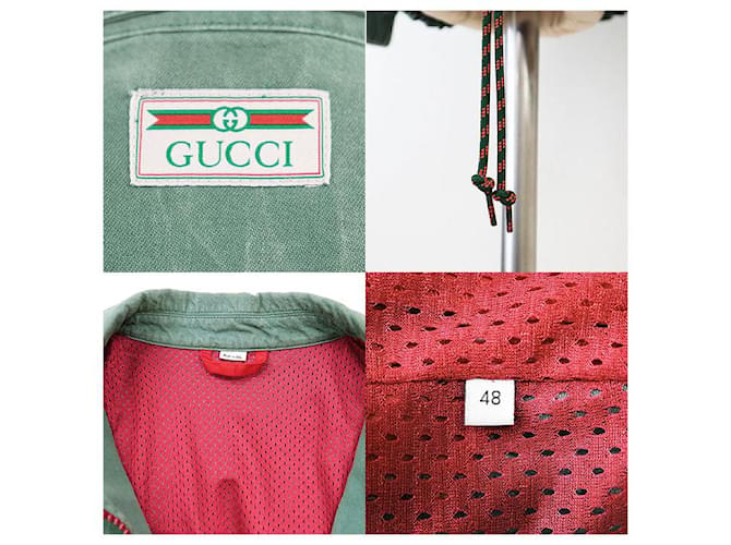 Chaqueta de algodón Gucci Verde - vista 9