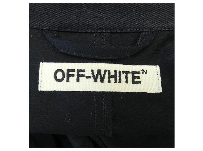 Off White Abrigo Off-White - vista 3