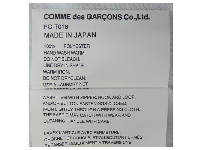 Autre Marque Camiseta Comme des Garçons Blanco - vista 3