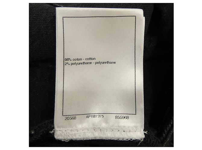 Timeless Chanel METIERS D'ART Jeans Nero - vista 3