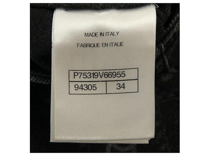 Timeless Chanel METIERS D'ART Jeans Nero - vista 4