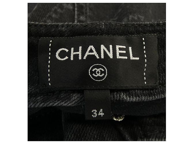 Timeless Chanel METIERS D'ART Jeans Nero - vista 5